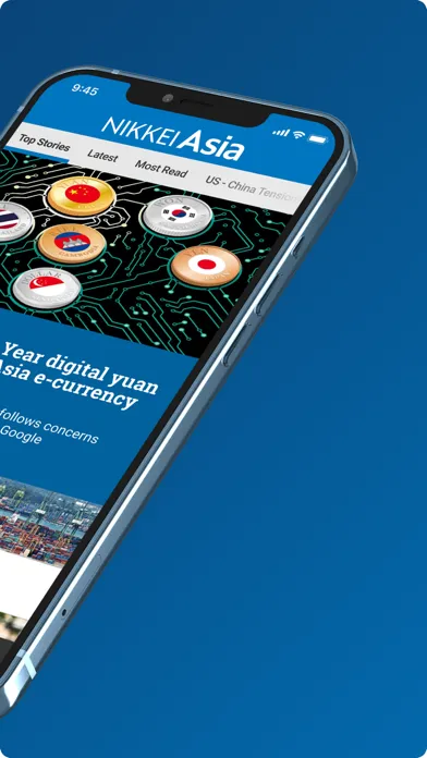 Captures d'écran de Nikkei Asia