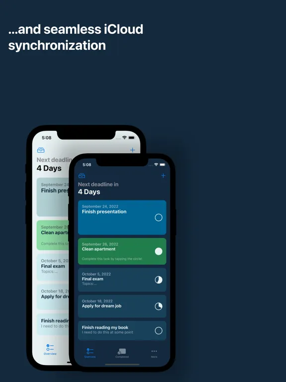 ToDue: Deadline Manager iPad  স্ক্রিনশট