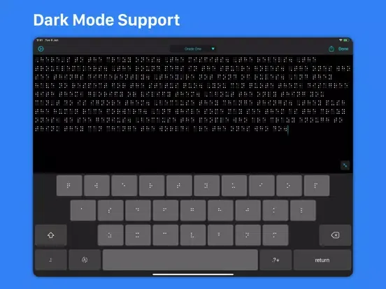Braille Writer iPad  Screenshots