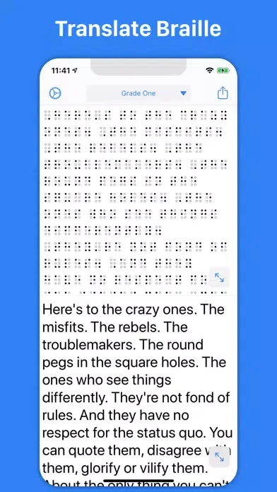 Braille Writer Screenshots