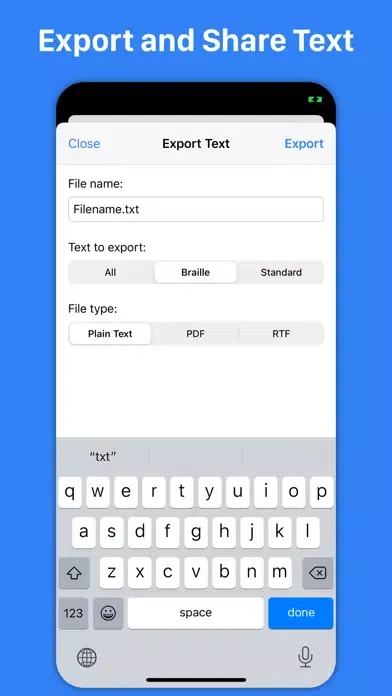 Braille Writer Screenshots