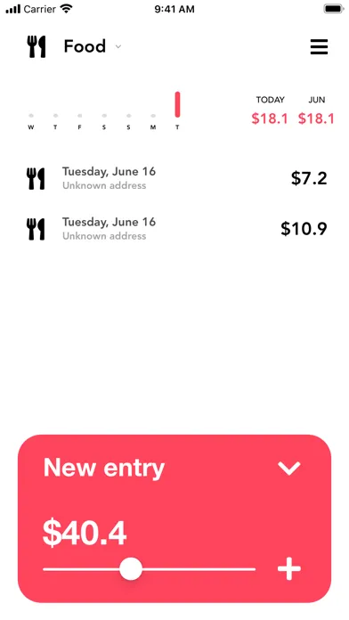 Expense tracker - Budget app Screenshots