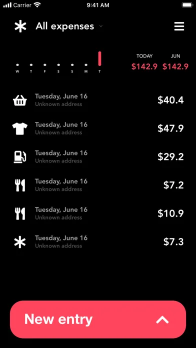 Expense tracker - Budget app Screenshots