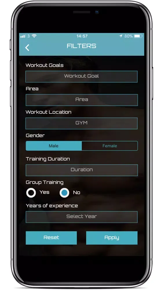 ภาพหน้าจอของ OLYMPUS FITAPP