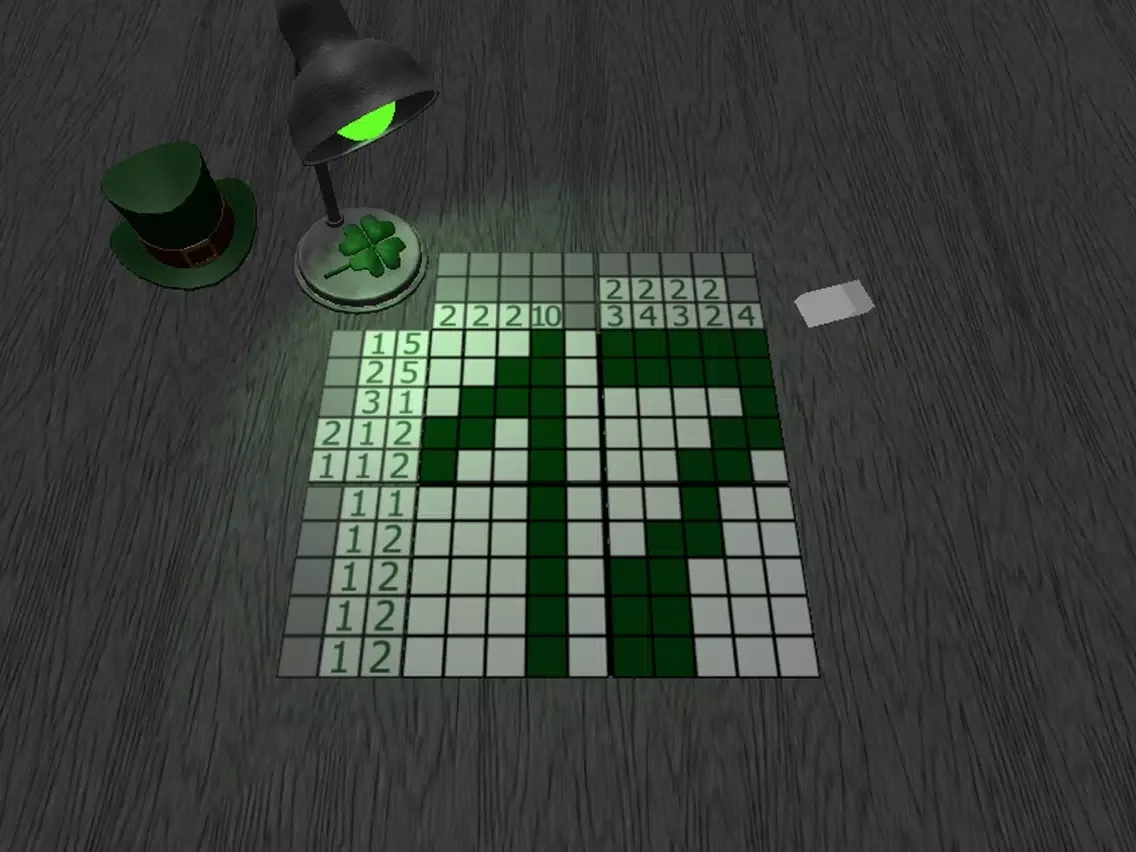Easy Patrick Crossword Premium - Best Green Nonogram iPad  Screenshots