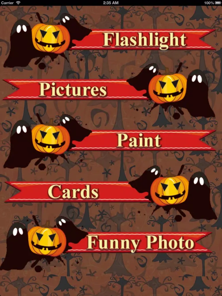 ภาพหน้าจอของ Happy Halloween boo iPad 