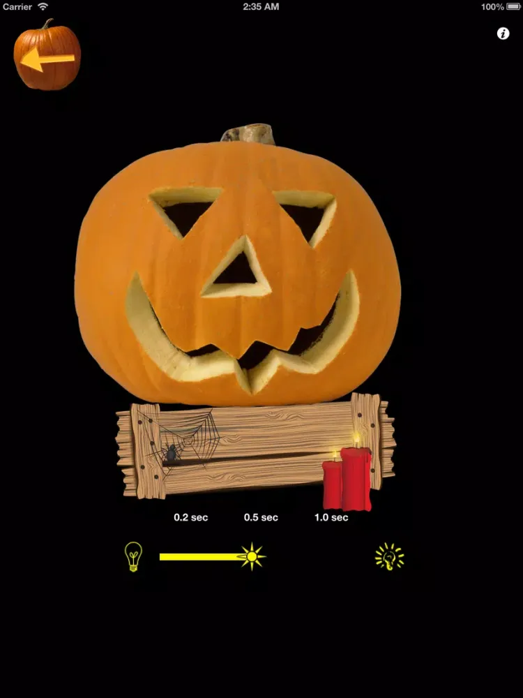 ภาพหน้าจอของ Happy Halloween boo iPad 