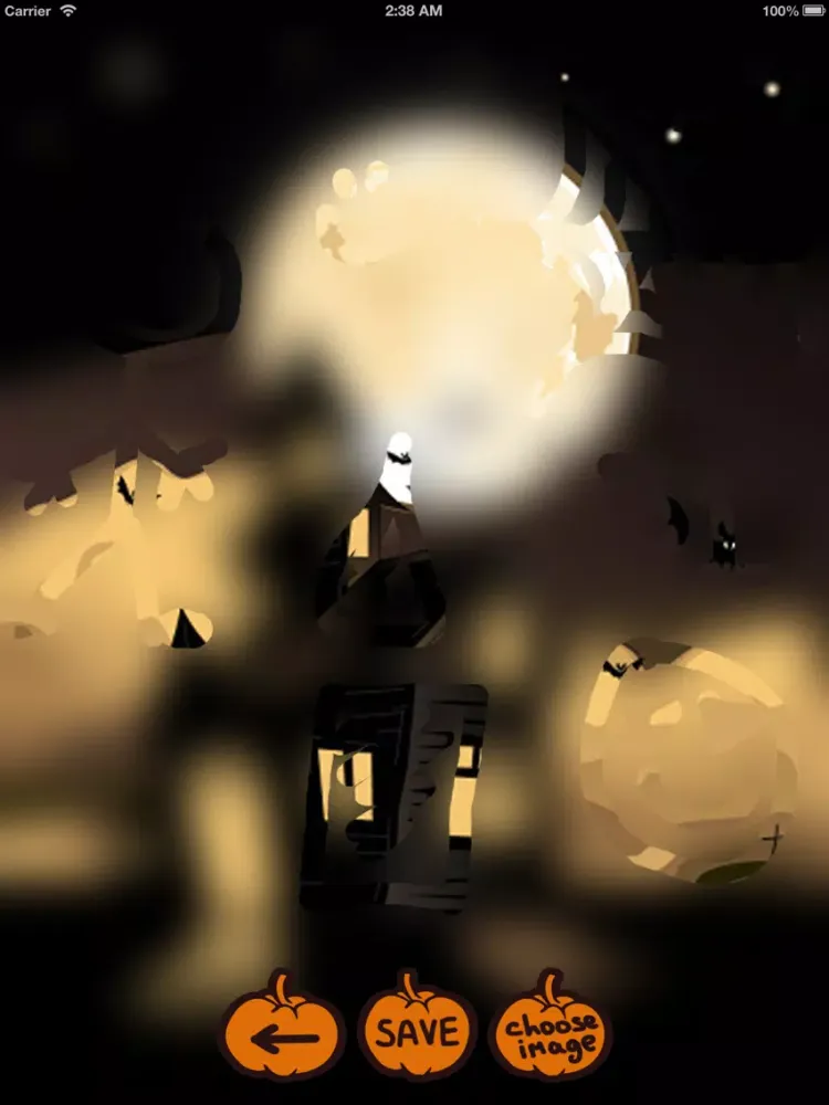 ภาพหน้าจอของ Happy Halloween boo iPad 