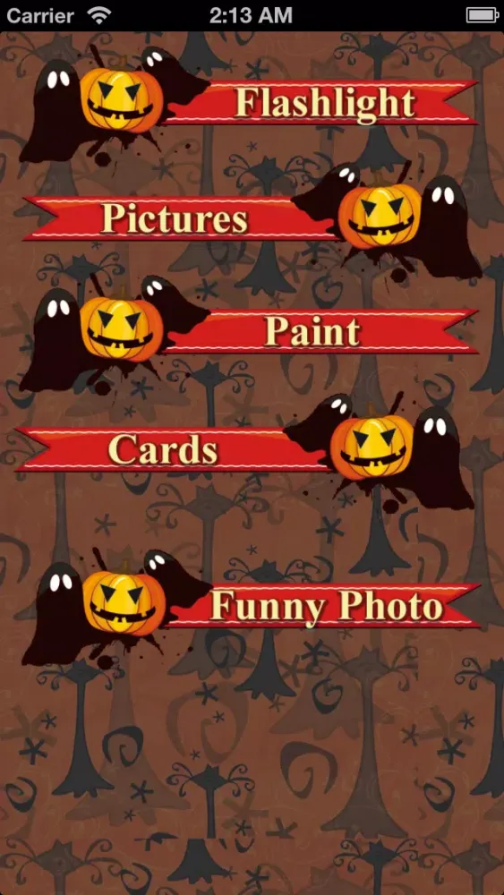 ภาพหน้าจอของ Happy Halloween boo