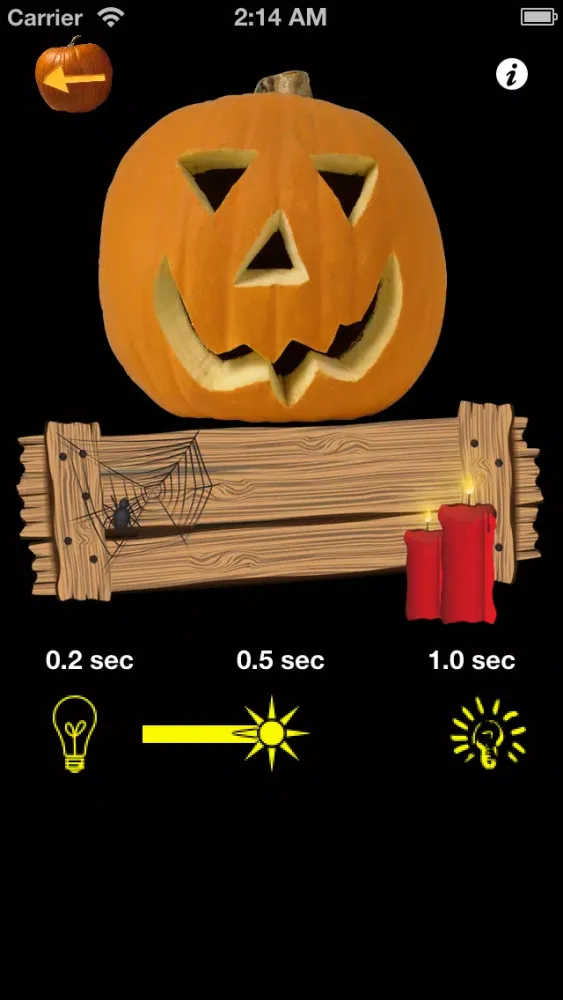 ภาพหน้าจอของ Happy Halloween boo