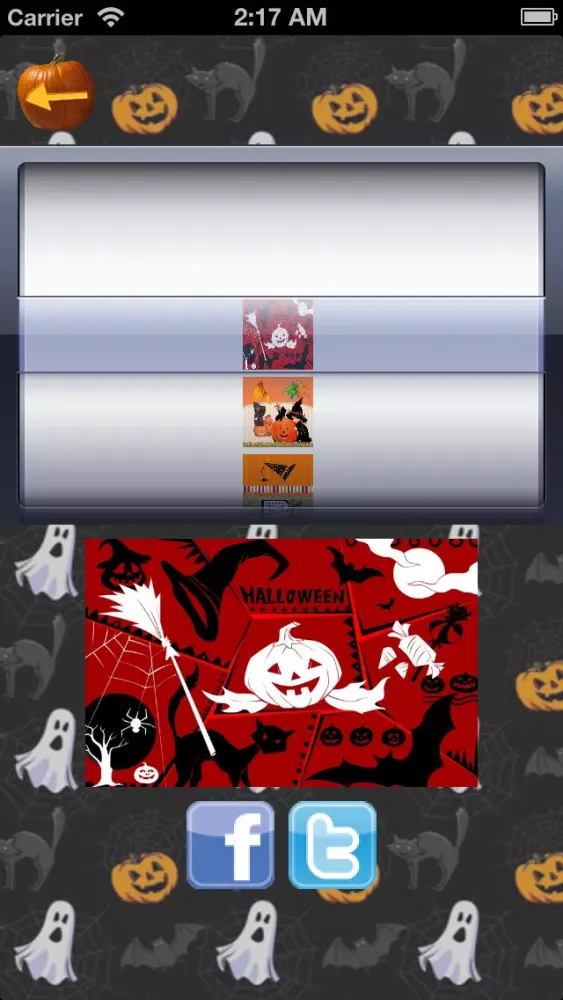 ภาพหน้าจอของ Happy Halloween boo