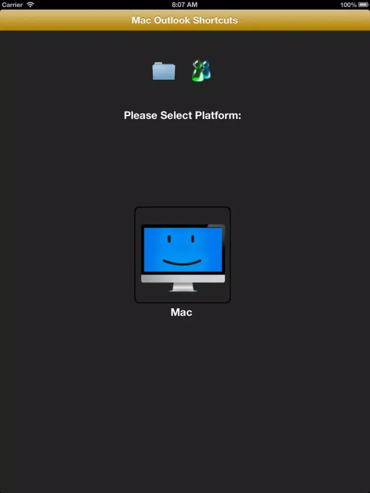 Capturas de tela do Shortcuts for Mac Outlook iPad 