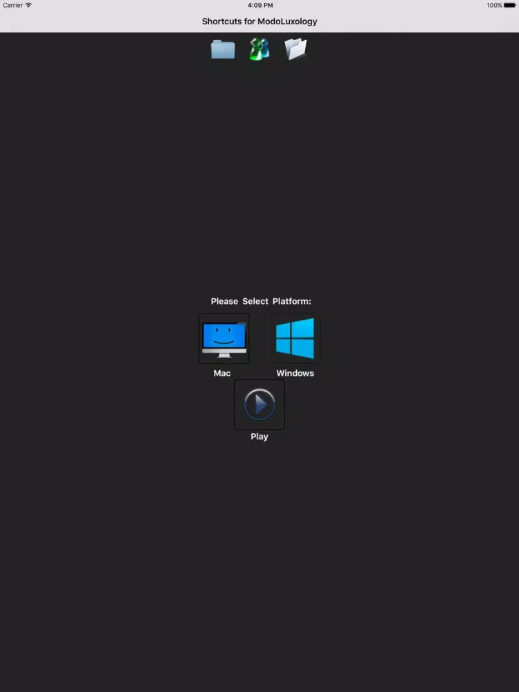 ภาพหน้าจอของ Shortcuts for ModoLuxology iPad 