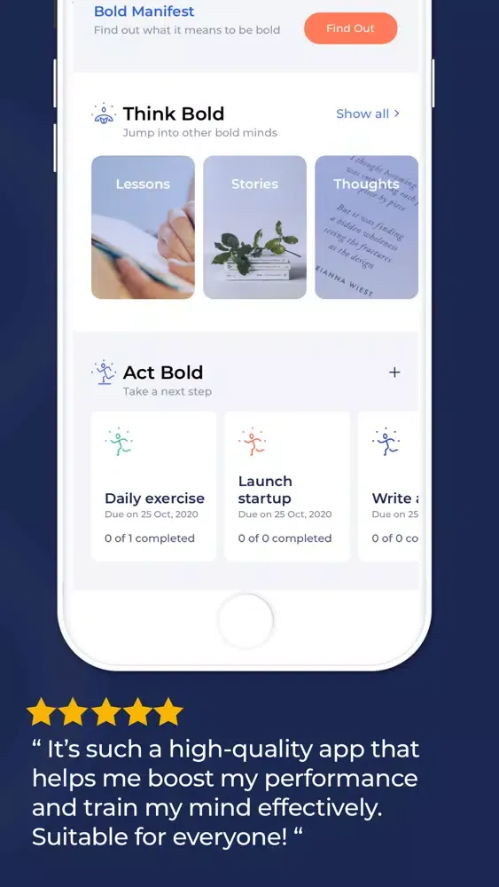 Screenshot di Bold: Strong & Smart Mind