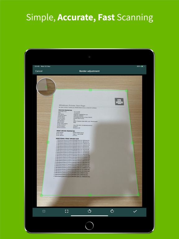 Capturas de tela do Clear Scan: Doc Scanner App iPad 