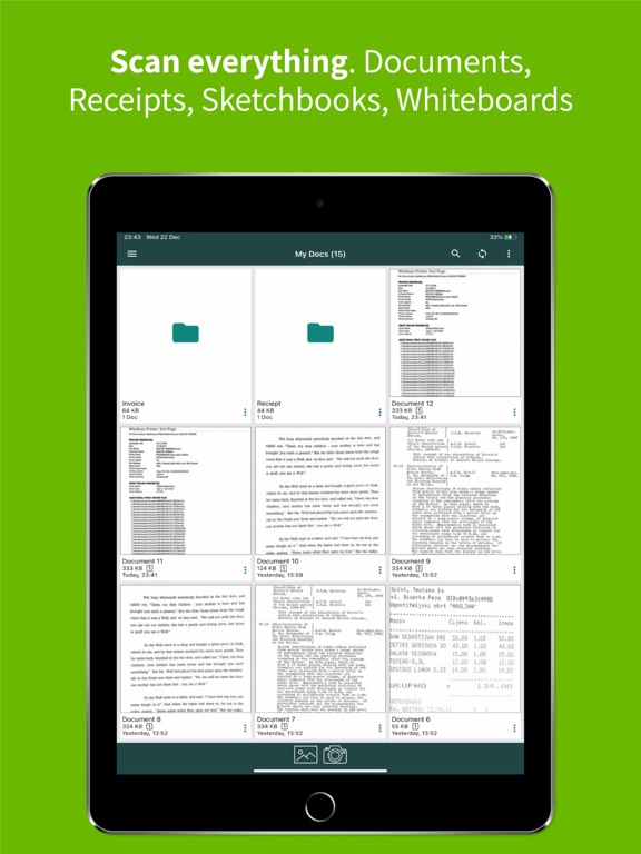 Capturas de tela do Clear Scan: Doc Scanner App iPad 