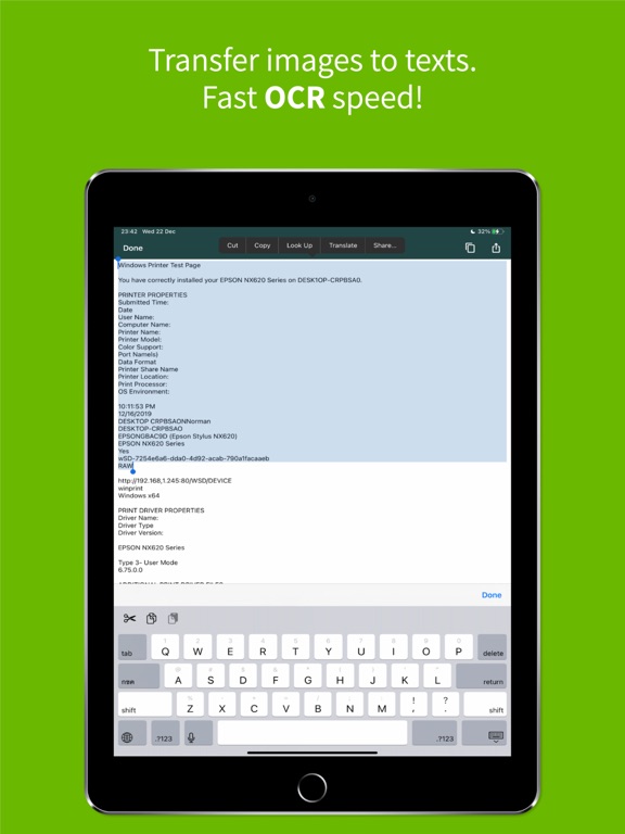 Capturas de tela do Clear Scan: Doc Scanner App iPad 