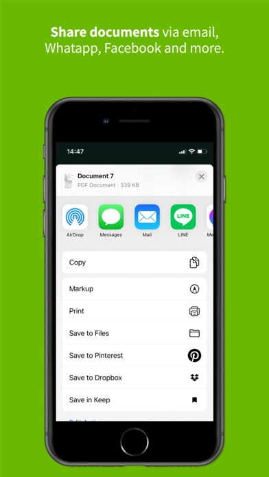 Capturas de tela do Clear Scan: Doc Scanner App