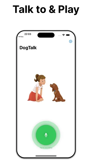 Zrzuty ekranu Dog Translator, Game - DogTalk