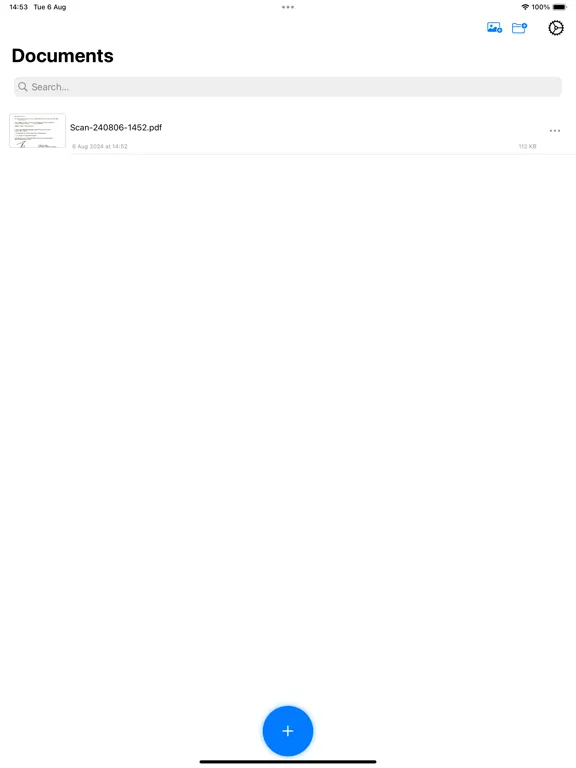 Scanner PDF Converter Document iPad  Screenshots