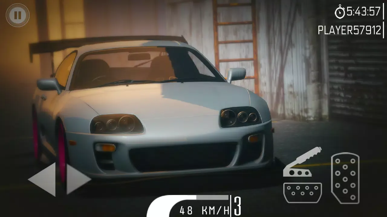 ภาพหน้าจอของ Supra Modern Drift Escape