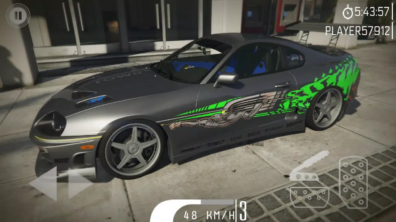 ภาพหน้าจอของ Supra Modern Drift Escape
