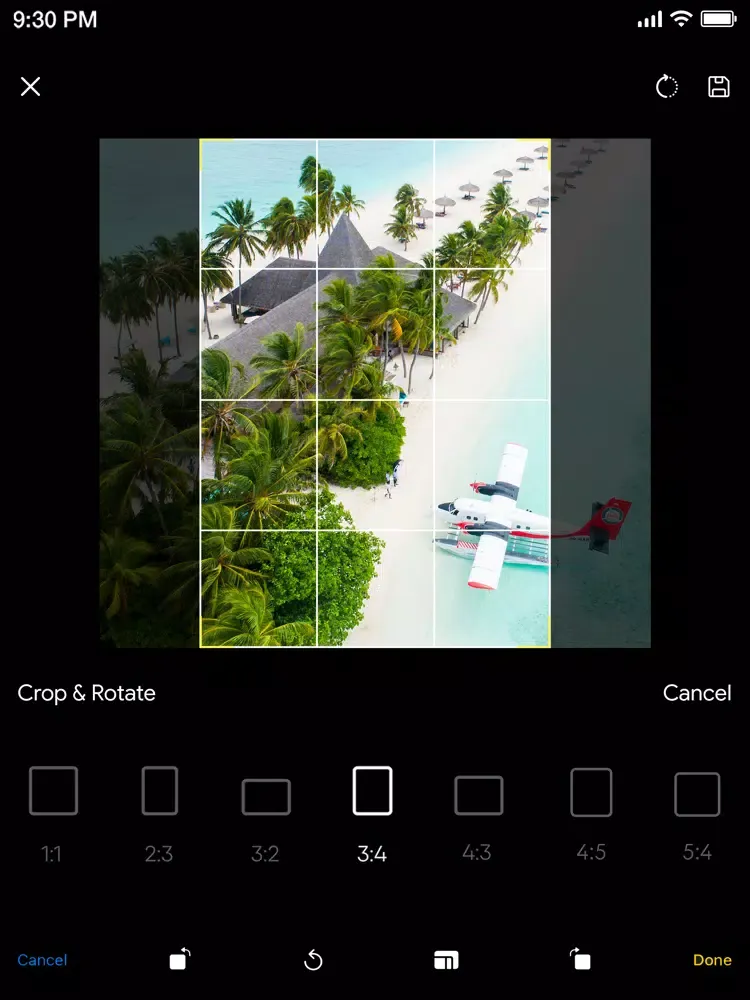Tangkapan layar Gallery Vaulty iPad 