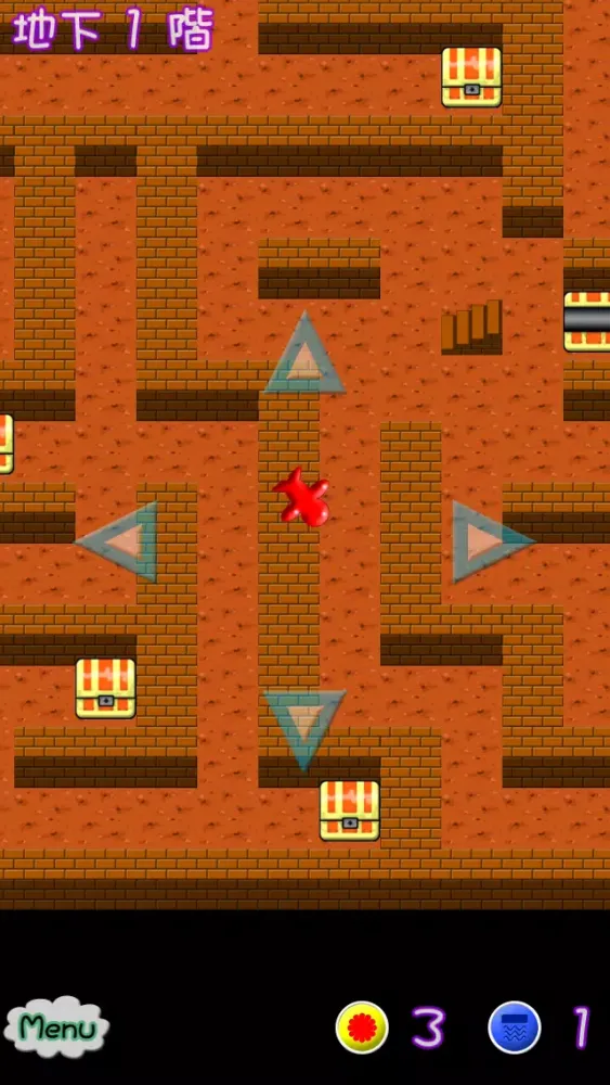 鉄球ゴロゴロ 〜ランダムダンジョンをどんどん下っていくアクションゲーム〜 Screenshots
