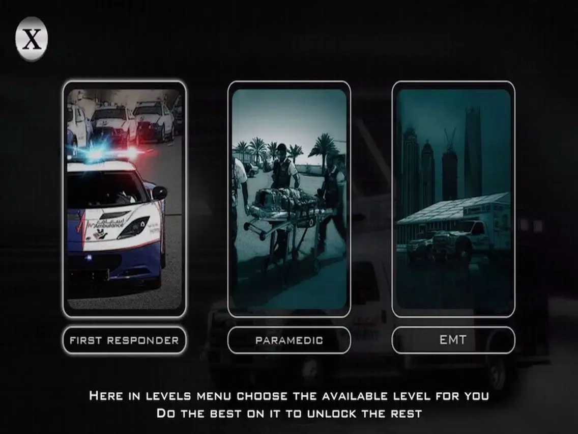 Capturas de pantalla de Dubai Ambulance Game iPad 