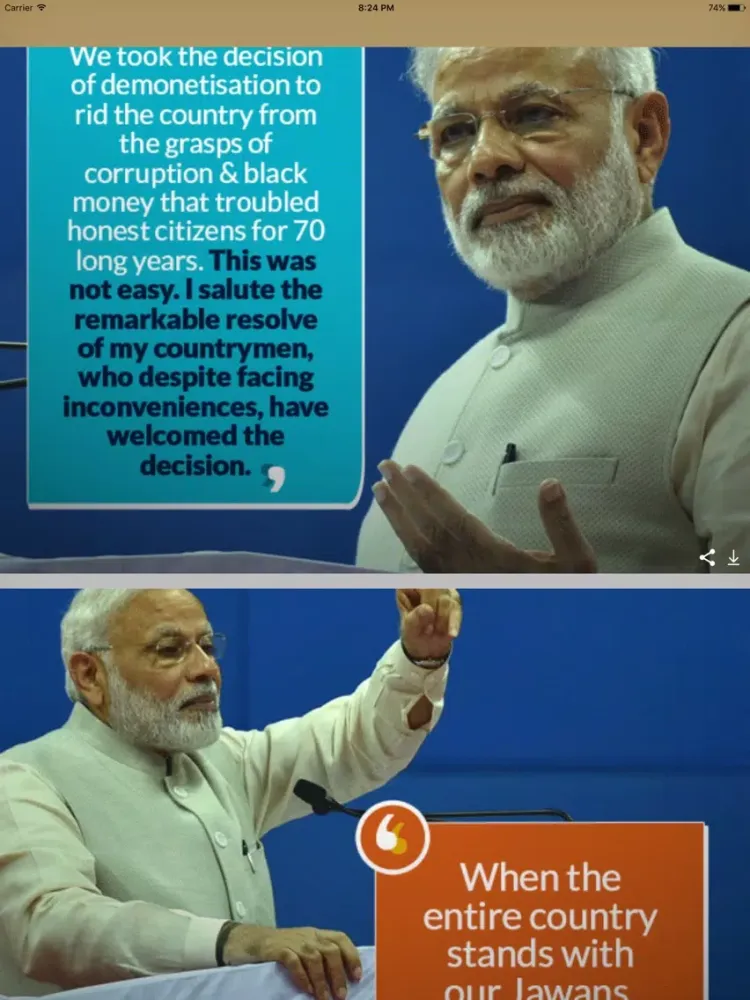 Modi Quotes - Images Of Quotes By Narendra Modi iPad  Screenshots