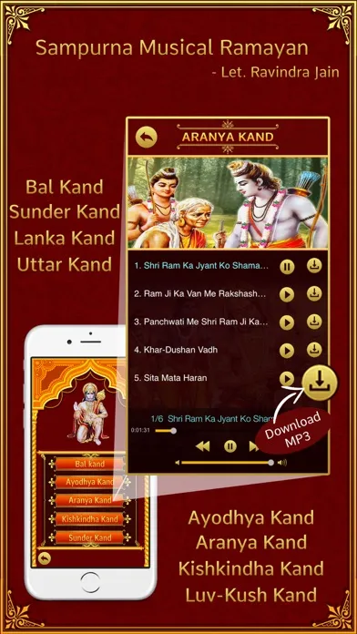Hanuman Chalisa,Sunderkand in English-Meaning Screenshots