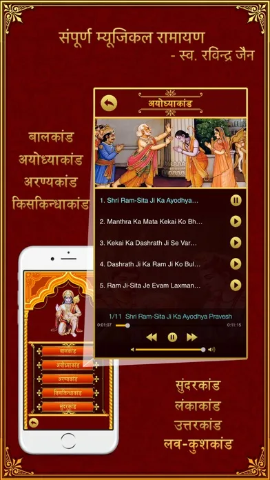Sunderkand in Hindi with Meaning应用截图