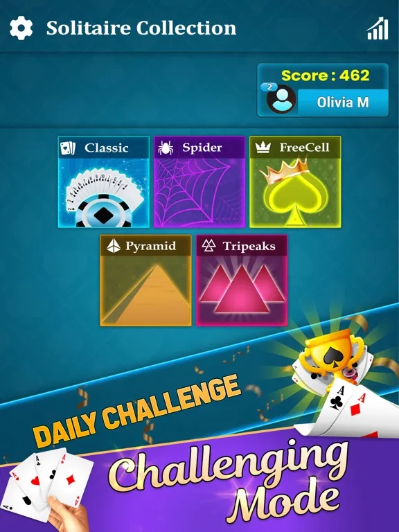 Spider Solitaire - Freecell iPad  スクリーンショット