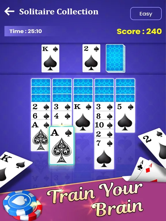 Spider Solitaire - Freecell iPad  スクリーンショット