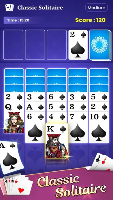 Spider Solitaire - Freecell スクリーンショット