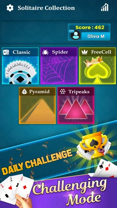Spider Solitaire - Freecell スクリーンショット