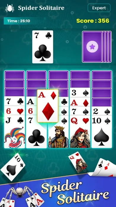 Spider Solitaire - Freecell スクリーンショット