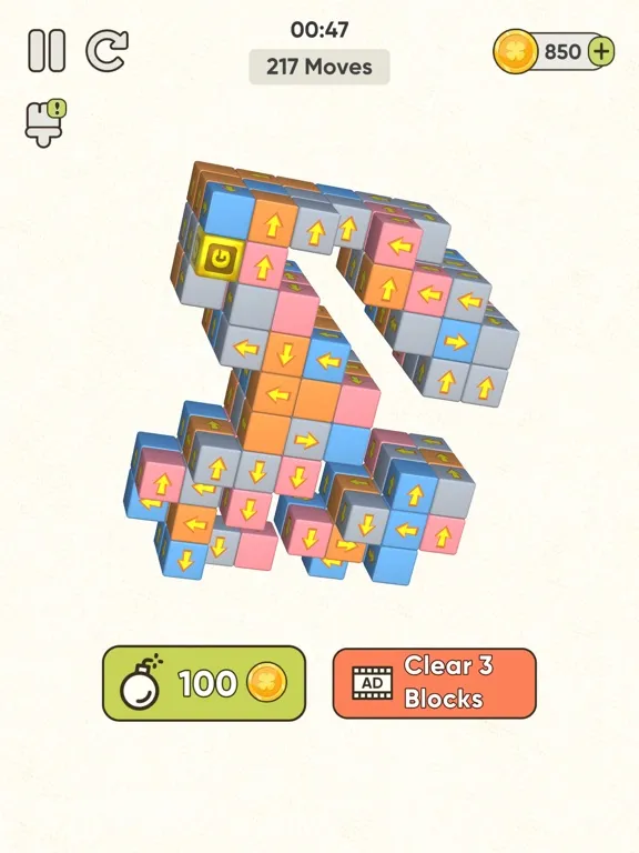 Tap Master - Block Away iPad  स्क्रीनशॉट