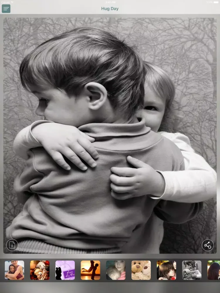 ภาพหน้าจอของ Hug Day 2017 - SMS,Songs,Wallpapers,love calculato iPad 