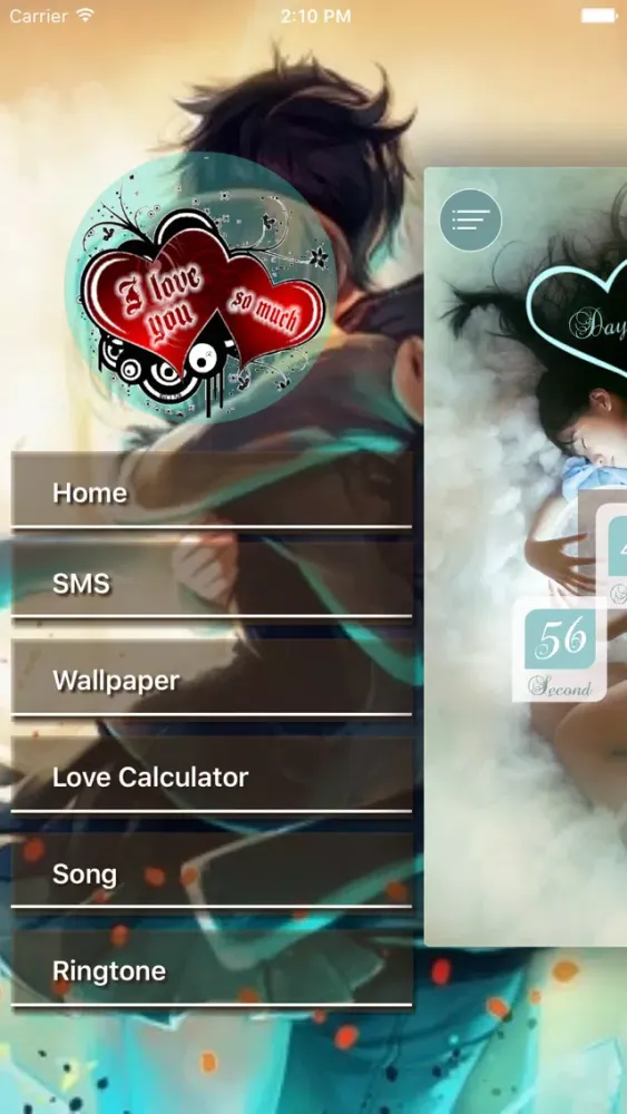 ภาพหน้าจอของ Hug Day 2017 - SMS,Songs,Wallpapers,love calculato