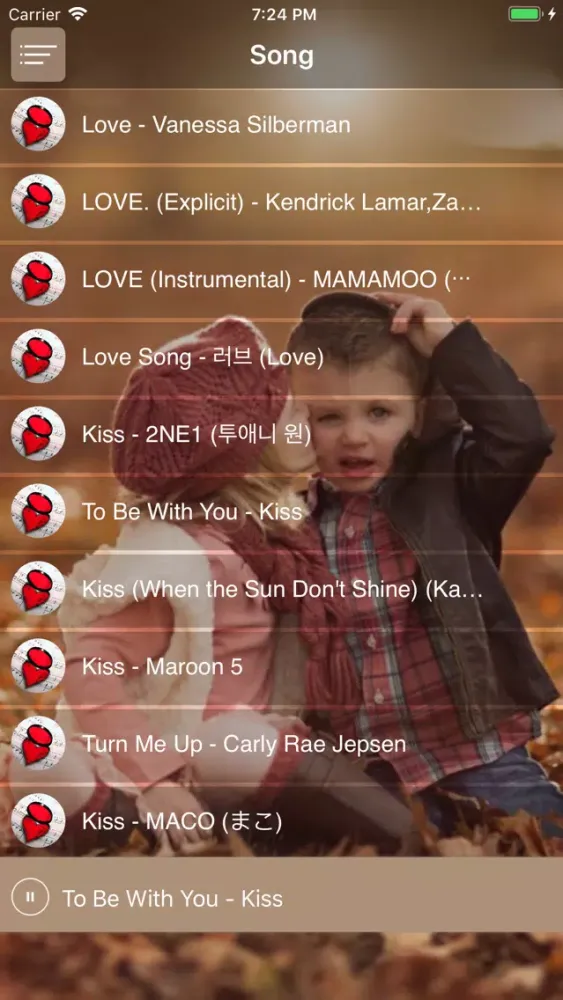 Screenshot di Kiss Day 2020