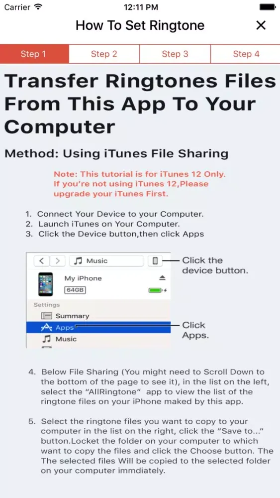 Capturas de tela do MP3 Cutter & Ringtone Maker for iPhone