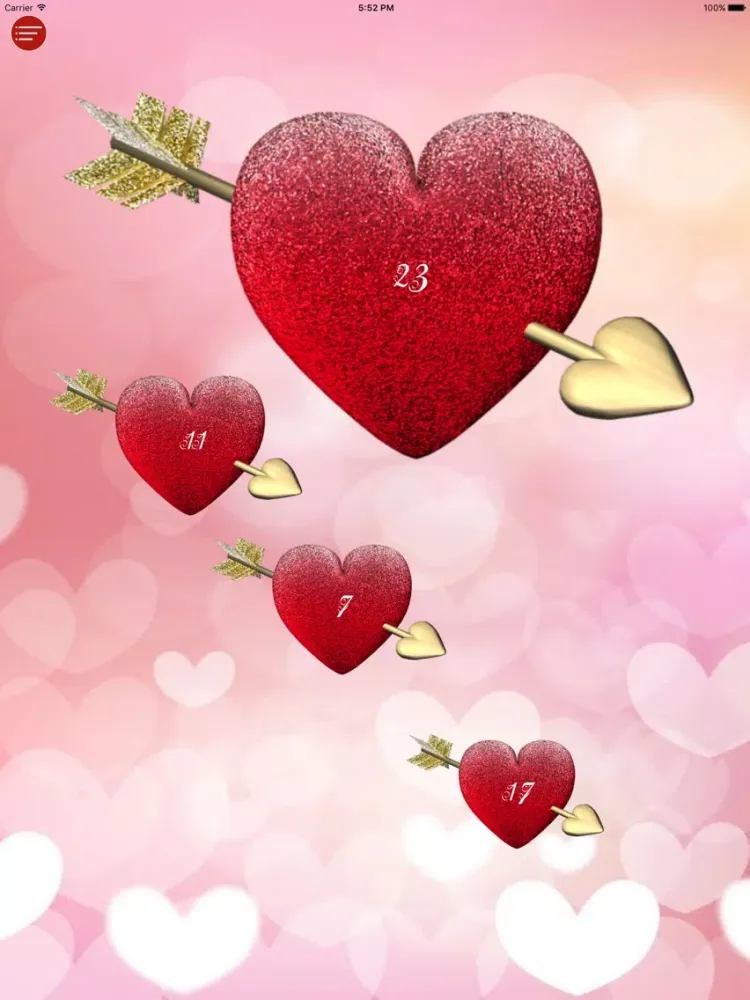 Valentine - For your loved one iPad  Screenshots