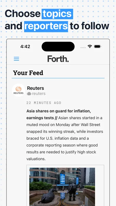 Скриншоты Forth: News Feed for News