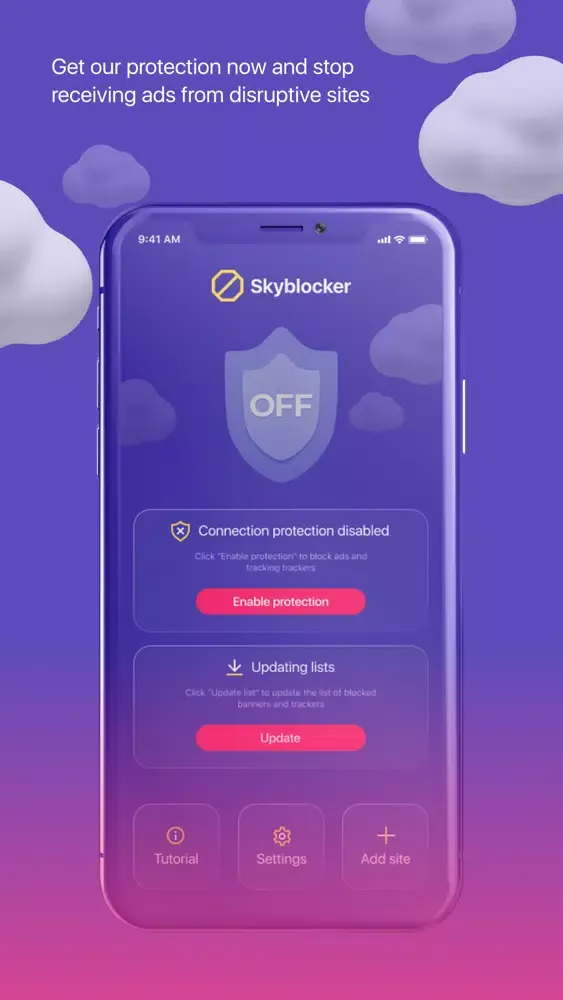 SkyBlocker: Protect & Adblock 스크린샷