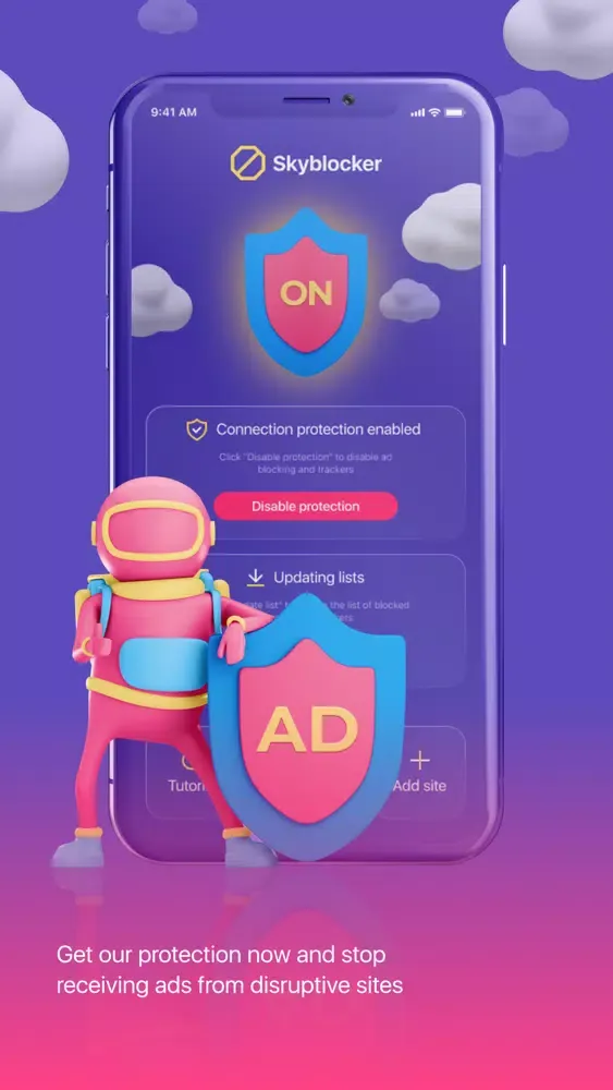 SkyBlocker: Protect & Adblock 스크린샷