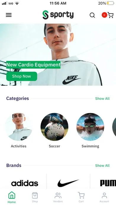 Sporty Store スクリーンショット