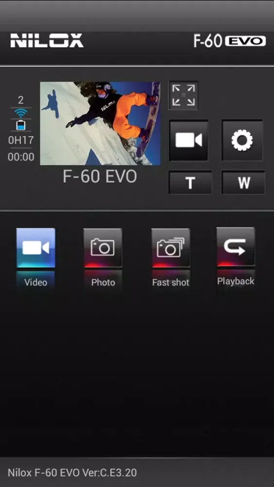 Capturas de tela do NILOX F-60 EVO