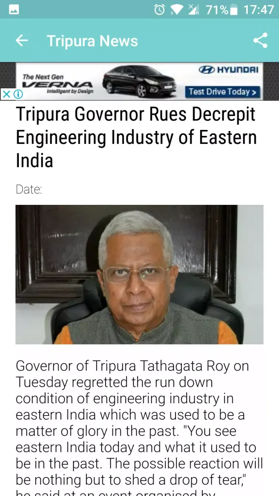 Capturas de pantalla de Tripura News