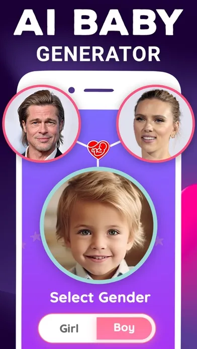 Ảnh chụp màn hình của AI Baby Generator - Maker Face